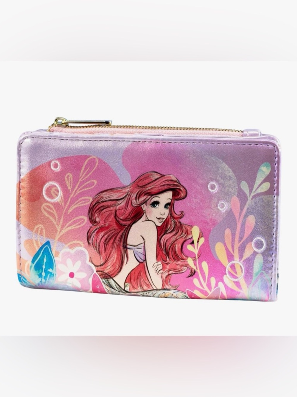 Loungefly x Disney The Little Mermaid Ariel Soft Floral Wallet